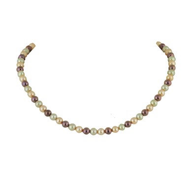 Elegant Multi-Color Freshwater Pearl String