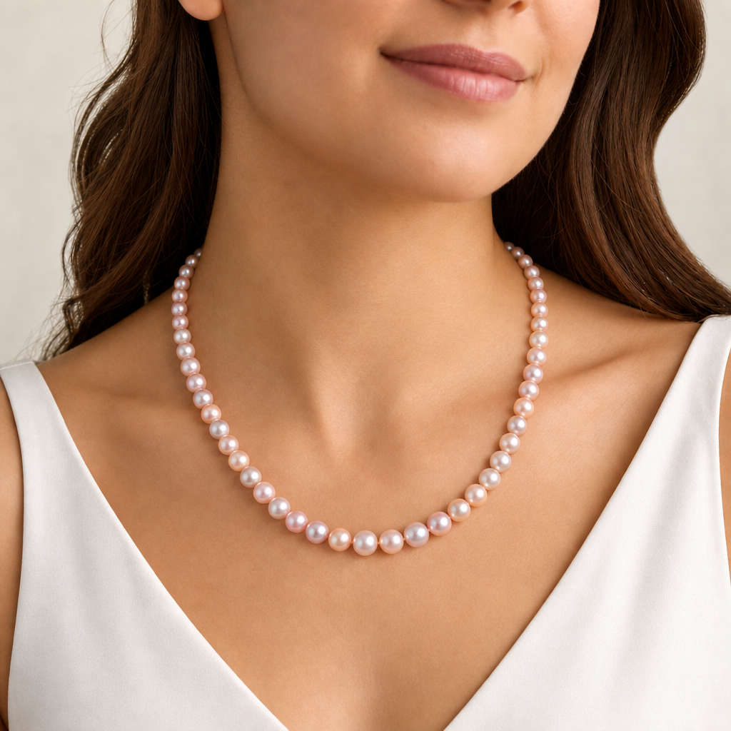 Naturally Lavender Graduation Pearl Strand
