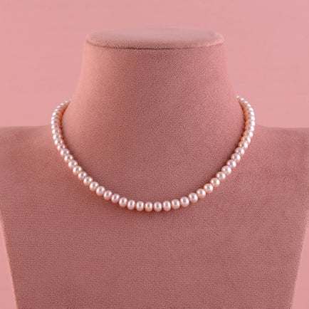 Pink Pearls Necklace