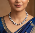 2-Line Multicolor Freshwater Seed Pearl Necklace