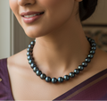 Tahitian Grey Pearl Necklace String