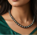 Tahitian Grey Pearl Necklace String