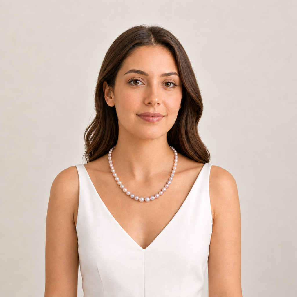 Naturally Lavender Graduation Pearl Strand