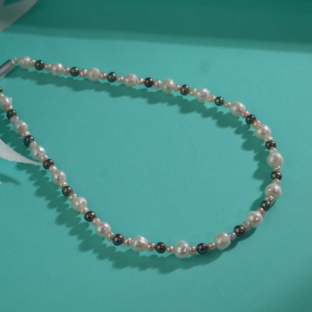 Multi-colored Freshwater Pearl Necklace