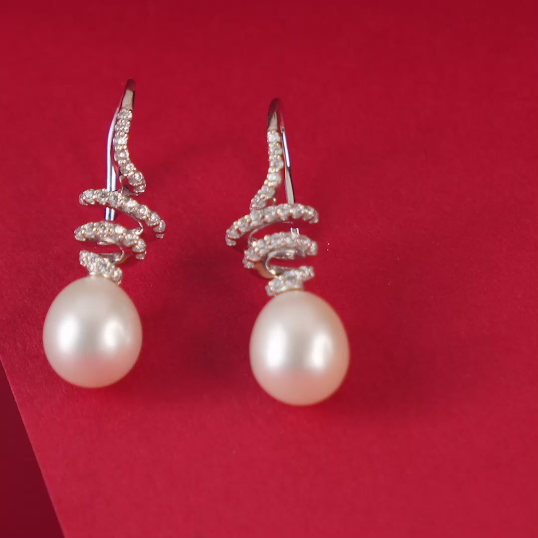 Pearl Helix (Pearl Drop Earrings)