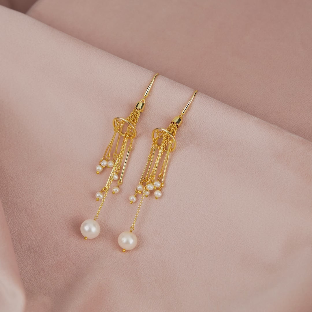 Regal Pearl Jhoomar Earrings