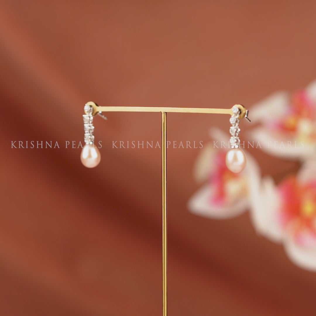 Elegant Dangler Pearl Earrings