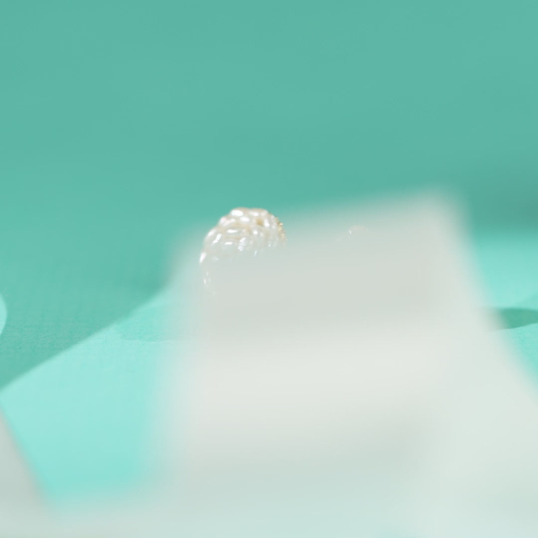 Rice Pearl Cluster Stud Earrings