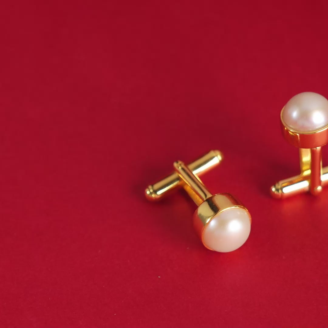 Framed Pearl Cufflink (Pearl Cufflinks)