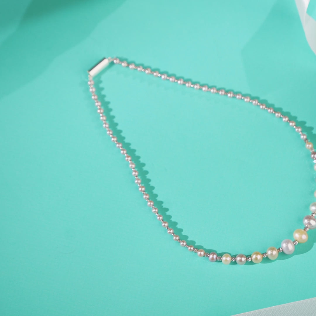 Multicolor Freshwater Pearl Necklace