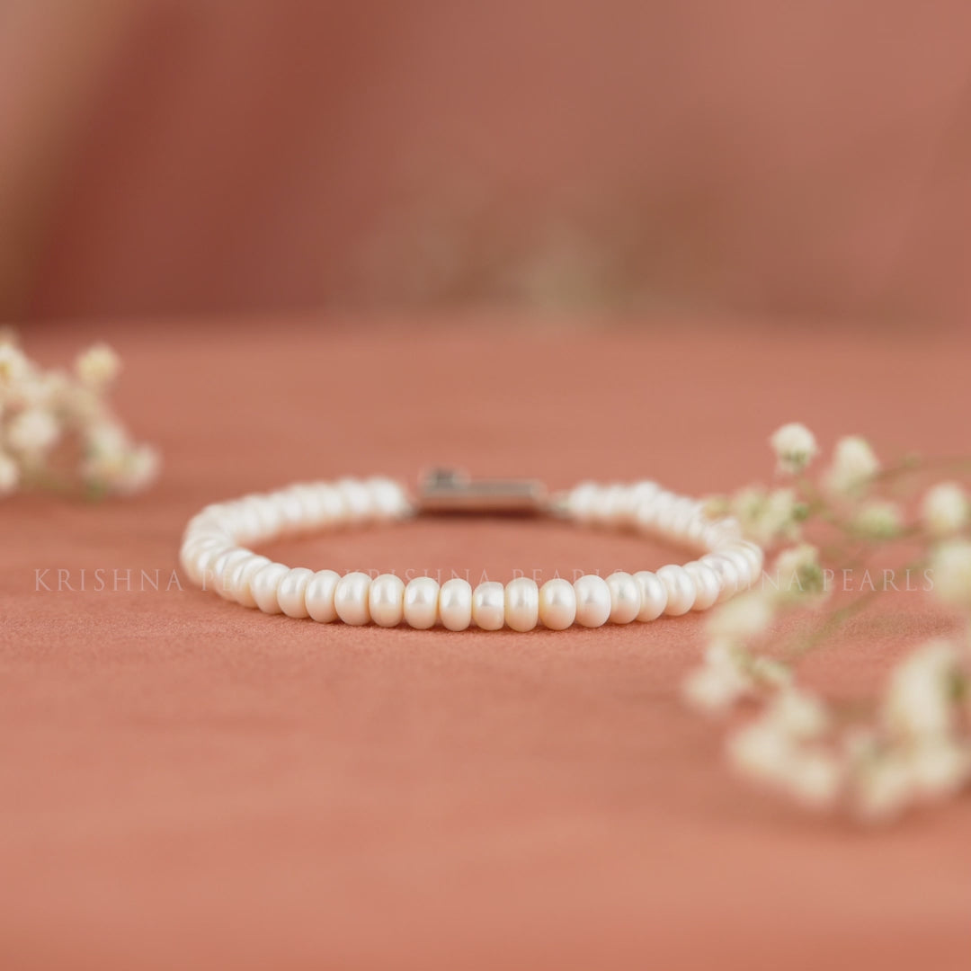 Single Strand Freshwater Pearl Bracelet