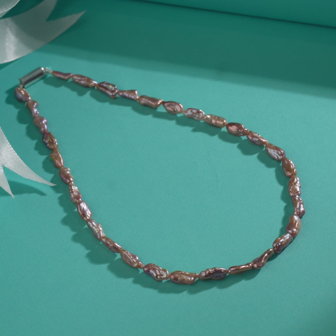 Blush Baroque Pearl Harmony Necklace