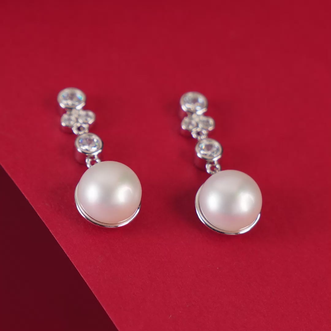 Pearl Valence ( Pearl Drop Earrings)