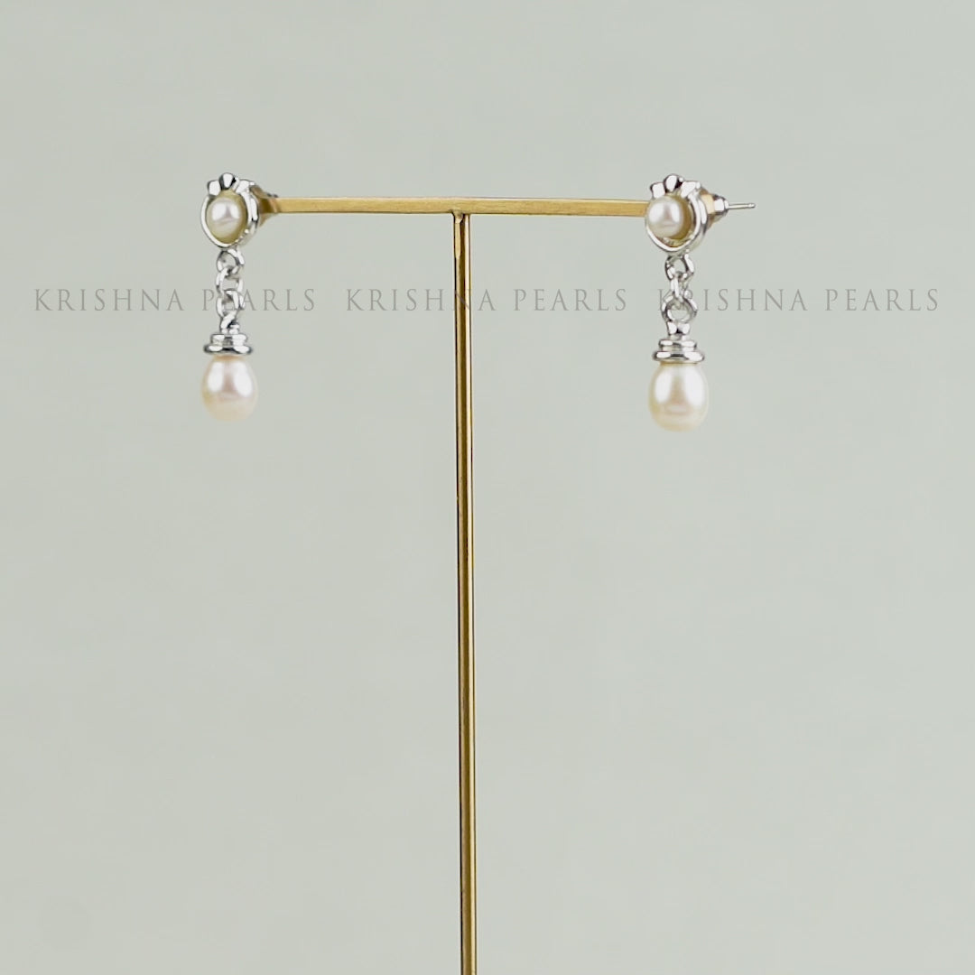 Pearl Drop Earrings - Real Freshwater