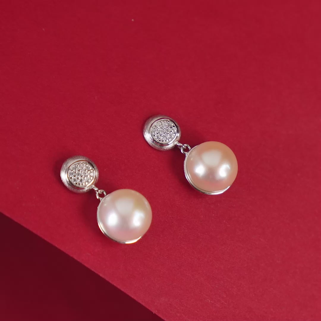 Pearl Crest Drop (Pearl Drop Earrings)