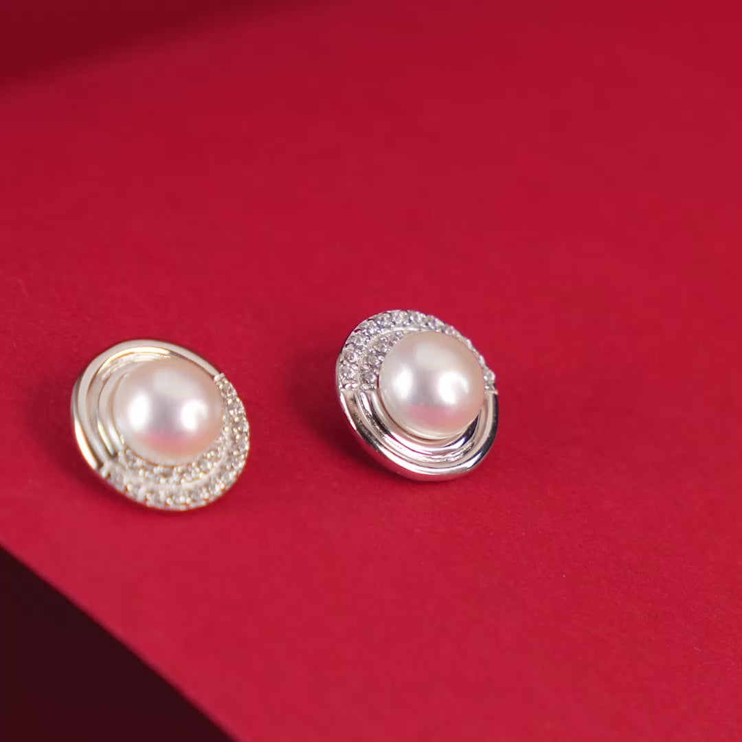 Pearl Meridian (Pearl Stud Earrings)