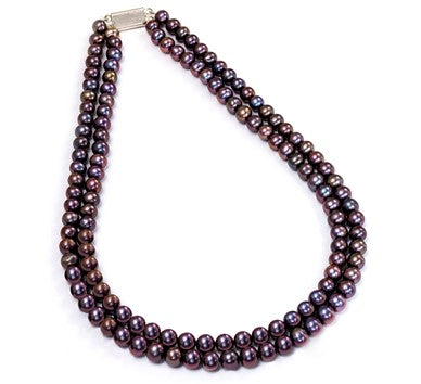 Multicolour pearls necklace